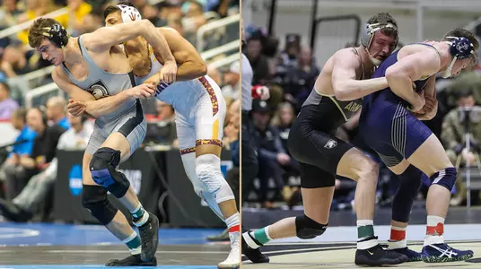 Ben Harvey and Cael McCormick were named 2019 NWCA Scholar All-Americans