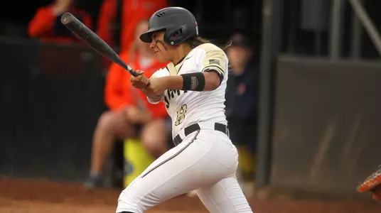 Emily Ballesteros recorded her first career grand slam on Sunday at Boston University