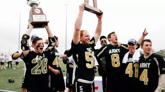 Army celebrates the 2019 Patriot League Championship at Loyola with a win over Lehigh.
