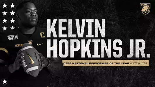 Kelvin Hopkins Jr. was named to the 2019 CFPA National Performer of the Year Trophy Watch List for the nation's top quarterback.