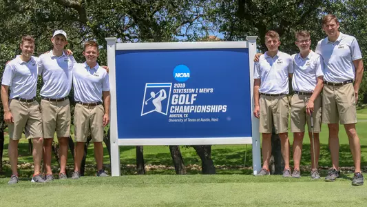 The Army Golf team was recognized by the NCAA with a Public Recognition Award for its work in the classroom