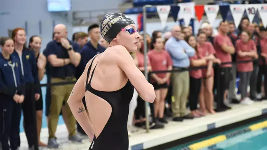 Madison Berg ready for an event at league championships