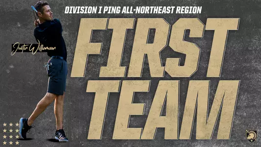 Justin Williamson was named a GCAA Division I PING All-Northeast Region First Team honoree