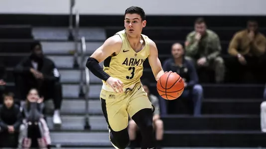 Funk leads the fastbreak against Lafayette on Feb. 12
