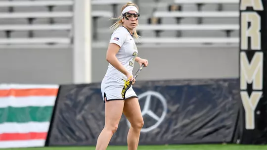 Ryan Murphy of Women's Lacrosse looks down field