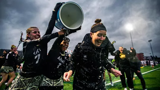 Army women's lacrosse celebrates after first Patriot League win in program history