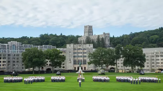 Cadet Parade prior to an Army Football game at West Point