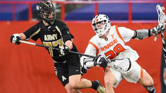 Kyle Beyer against Syracuse in 2021