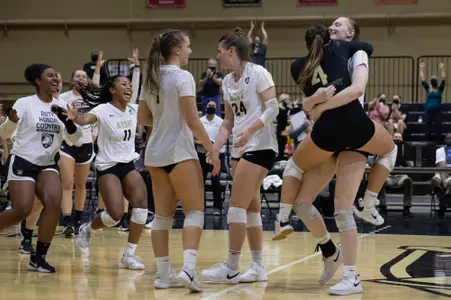 volleyball celebration