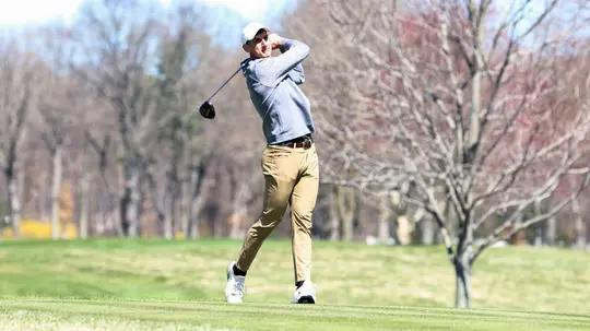 Tom Katsenes tees off at Shark Invitational