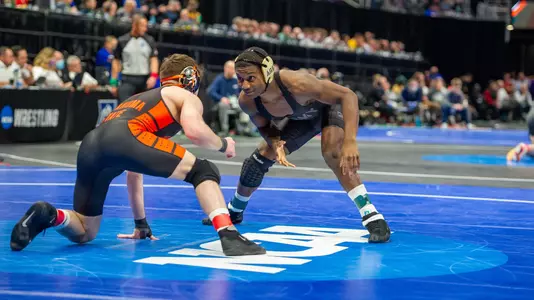 Ogunsanya at NCAA Wrestling Championships