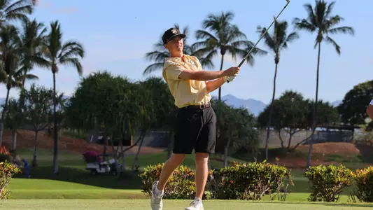 Drew Jeffords at round three of the Kapolei Invitational