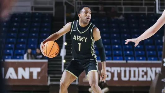 Rucker Dribbling a Ball at Lehigh