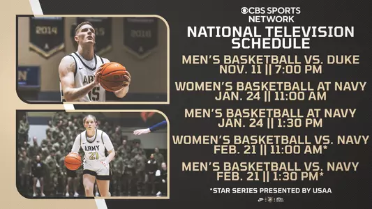 Basketball National TV Schedule Graphic