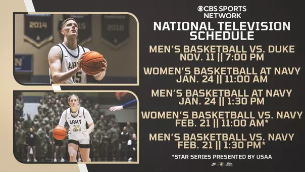 Basketball National TV Schedule Graphic