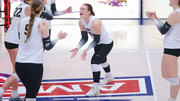 Naomi Chinchar High Fives Teammate at American
