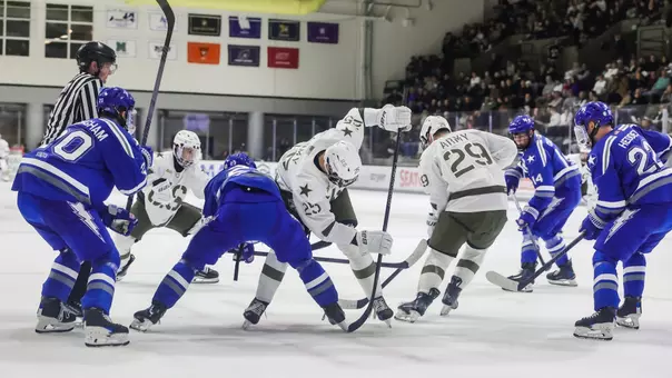 Barron Woodring in the Faceoff Circle