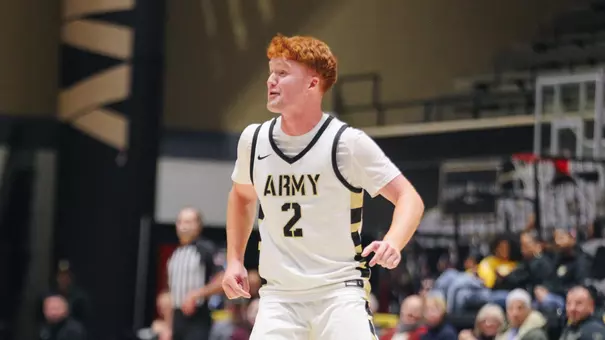 Ryan Curry Celebrates Army's Overtime Win Over Manhattan