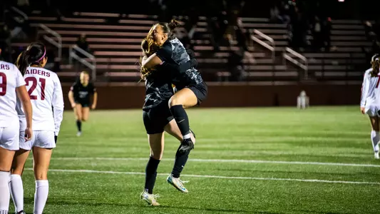 Sophia Henry/Olivia Jungkunst Goal Celebration vs. Colgate 11/6/25