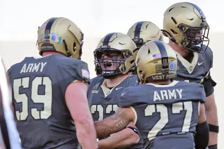 Nov 8, 2025; West Point, New York, USA; during the first half at Michie Stadium. Mandatory Credit: Danny Wild-Imagn Images