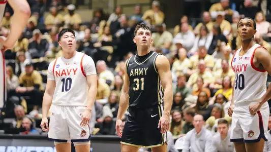 Blake Barker At the Free Throw Line against NAvy