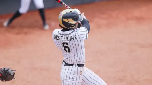 Taylor Brown Hits the Ball Against Holy Cross