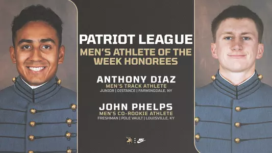 Men's Track and Field Athlete of the Week Graphic