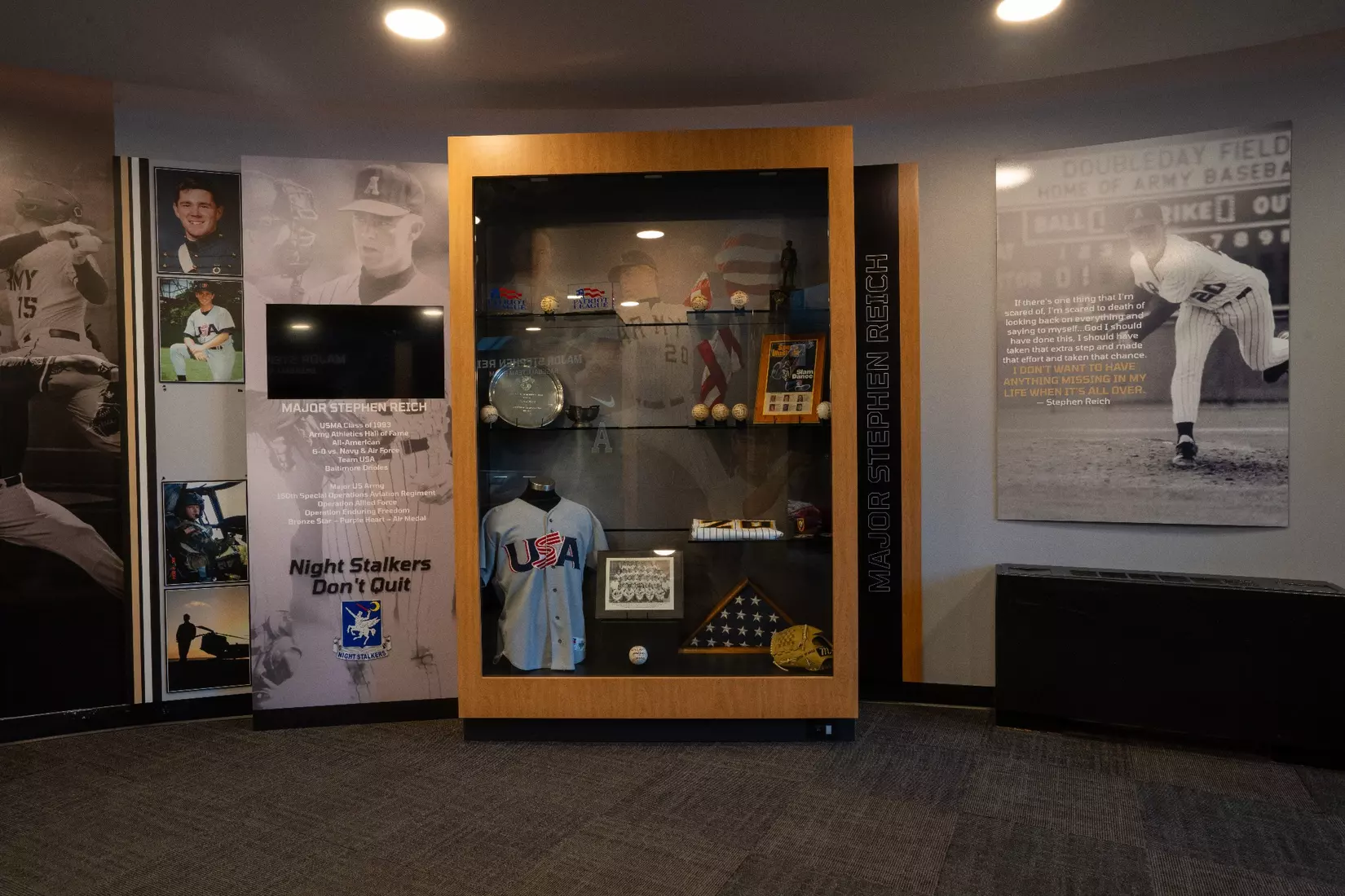 Major Stephen C. Reich Baseball Team Room
