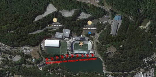 Parking Map for PL MLax Championship