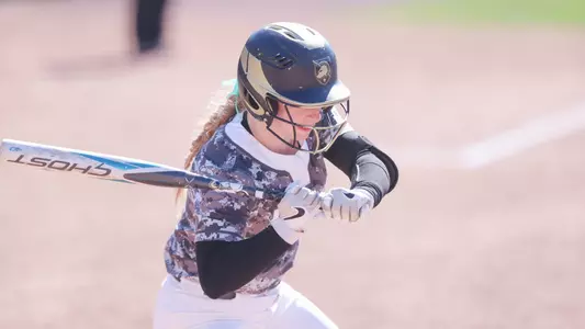 Caitlyn Newburn at Bat vs. Central Connecticut State