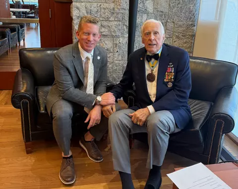 Theo and Pete Dawkins