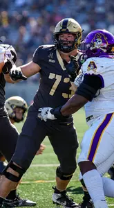 Ned Brady Blocking on an extra point vs ECU