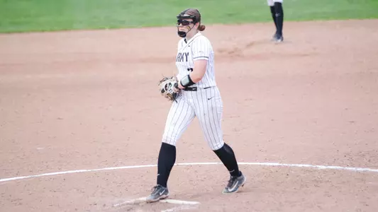 Katelyn Flanders Pitching at Patriot League Tournament
