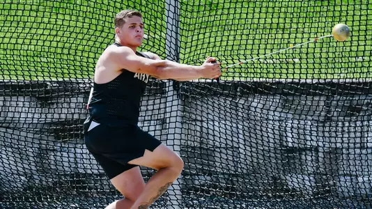 Robby Manse Competing in the Hammer Throw at PL Championships