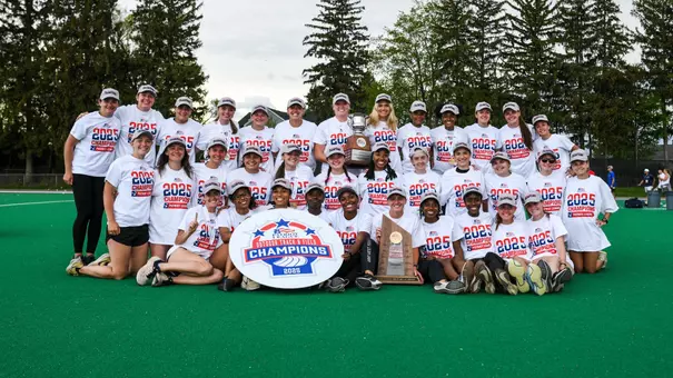 Women's Track and Field Celebrates Winning 2025 Patriot League Outdoor Championship