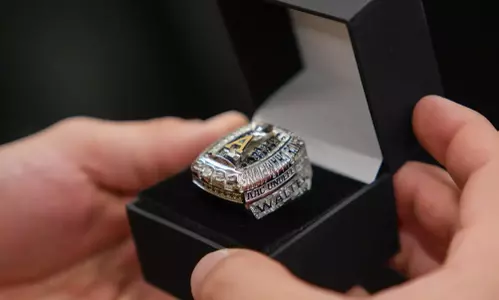 Football Receives AAC Champ Rings (May 5, 2025)