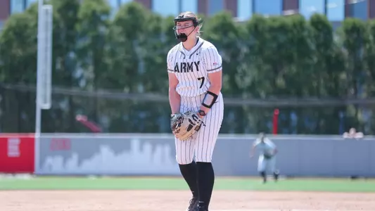 Flanders Celebrates Strikeout Against Boston U