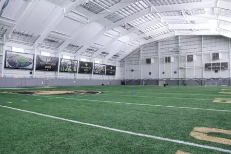 Foley Athletic Center photo with the turf surface.