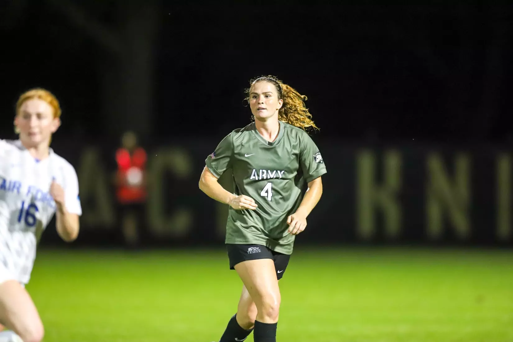 #4 Daisy West runs in Army West Point's 2-1 victory over Air Force on Aug. 21, 2025