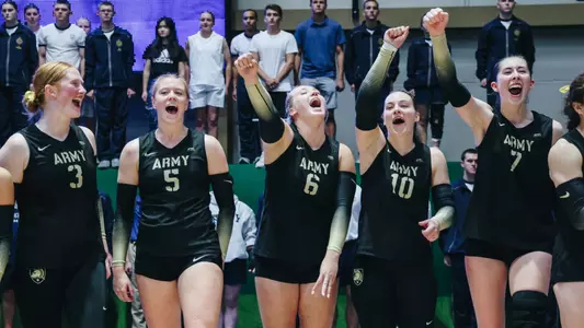 Volleyball Finishes Sings Second After Defeating Navy For Star