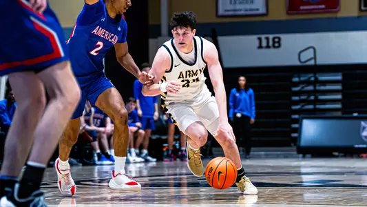 Alex Engro Drives the Ball Against American