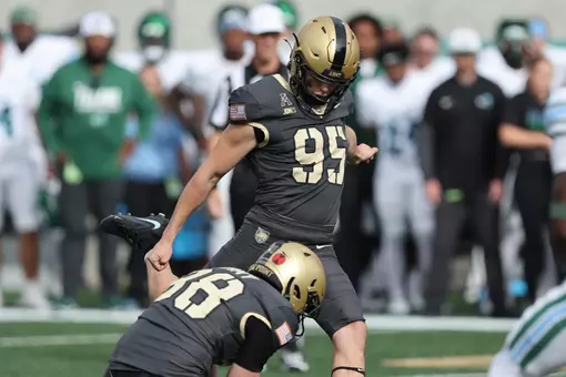 Dawson Jones made a 25-yard field goal as time expired in Saturday’s game to give Army a 20-17 win over Tulane. Earlier in the contest, Jones connected from 31 yards to tie the game in the fourth quarter.