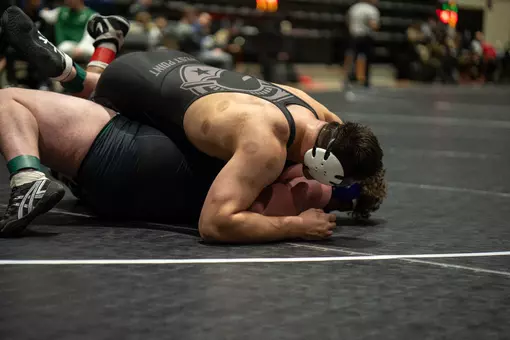 Brady Colbert collects riding time in a match at the Black Knight Invitational, now known as the C.J. Morgan Invitational.