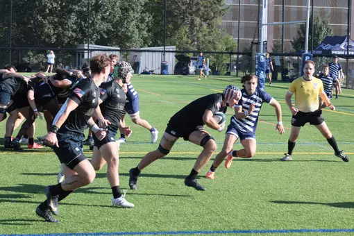 Army West Point men’s rugby improved to 6-1 with a 49-17 win over the Southern Viginia Knights in Buena Vista, Va.