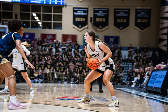 Army Women's Basketball shot from 2025-26 Season
