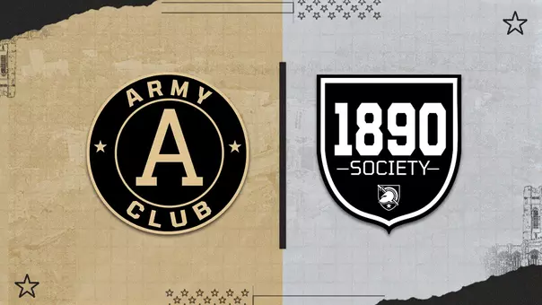 Army A Club Logo on the left, 1890 Society Logo on the right