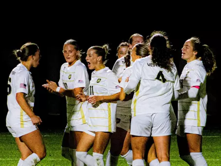 Army celebrates after a goal