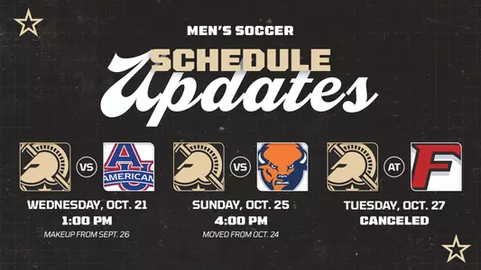 Army Men's Soccer announces changes to their 2026 schedule