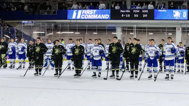 Hockey Singing Second at Air Force