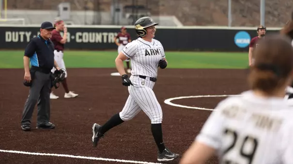Ashton White Trots Down the Left Field Line After a Home Run